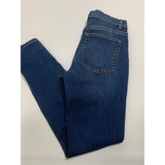 Duluth Trading Womens Denim Pants Skinny Blue Wash Size 6 - Picture 1 of 6